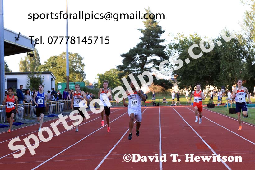 200 metres, 2024 NEGP 6, Monkton Stadium,  Wednesday, August 14th.  Photo: David T. Hewitson/Sports for All Pics